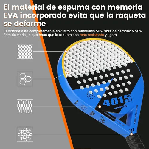 Pala de Pádel CAMEWIN Ideal para Principiantes y Jugadores Intermedios